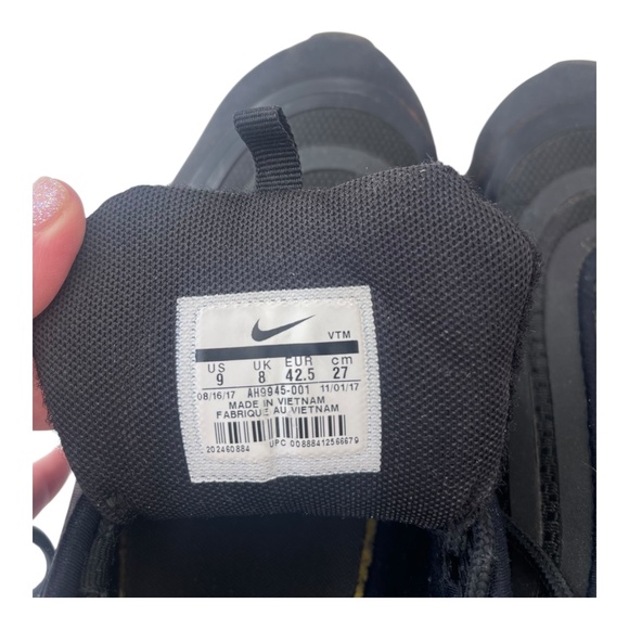 2017 Nike Air Max 97 Ultra Premium Black Rush Blue & Red Running Size 9 - Picture 6 of 8